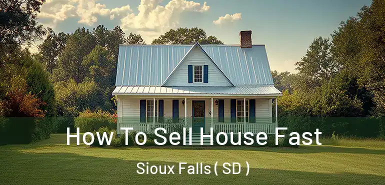  How To Sell House Fast Sioux Falls ( SD )