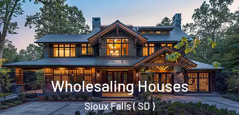  Wholesaling Houses Sioux Falls ( SD )